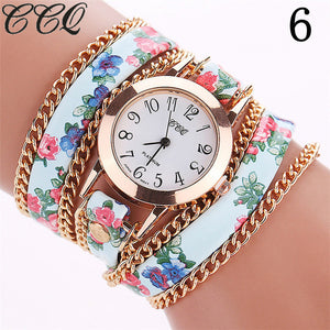 CCQ Women Fashion Casual Analog Quartz Women  Watch Bracelet Watch